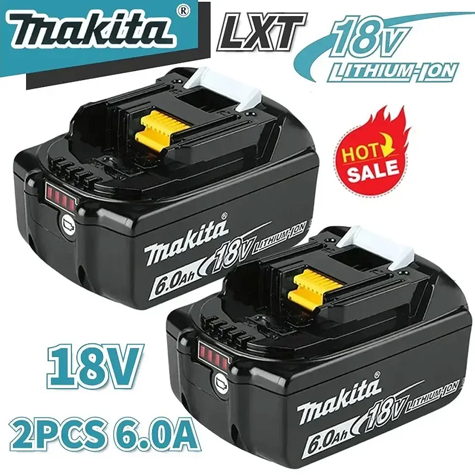 

Новый оригинальный литий-ионный аккумулятор Makita 18 в 3 Ач 5 Ач 6,0 Ач для Makita BL1830 BL1815 BL1860 BL1840, Сменный аккумулятор для электроинструмента