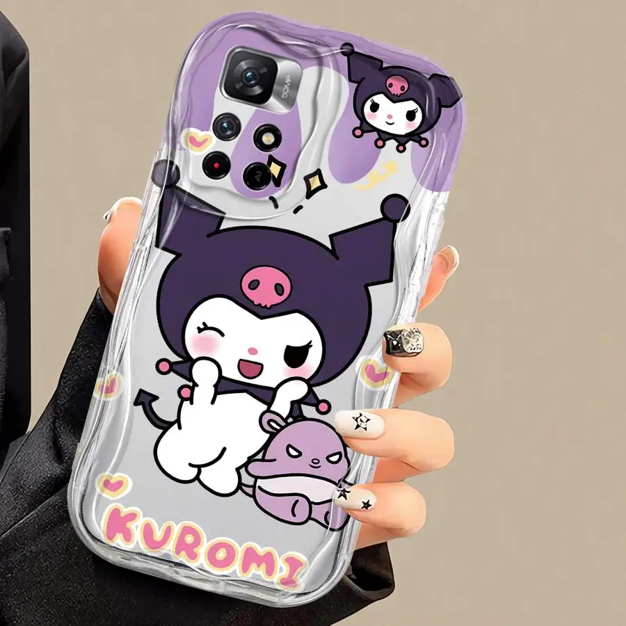 Kuromi ميلودي لطيف شحذ الحال بالنسبة Redmi 9 9A 9C 9T 10 10A 10C 12C 10C 13C A2 A1 A2 زائد لينة غطاء من البولي يوريثان #5