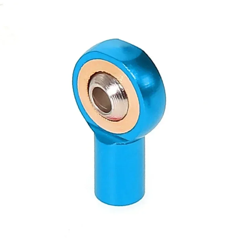 10 Uds. De aleación de aluminio M2.5, extremo de varilla, cabeza de bola, soporte de juntas, amarre, tornillo de mano derecha para modelo RC, coche, barco, avión, camiones