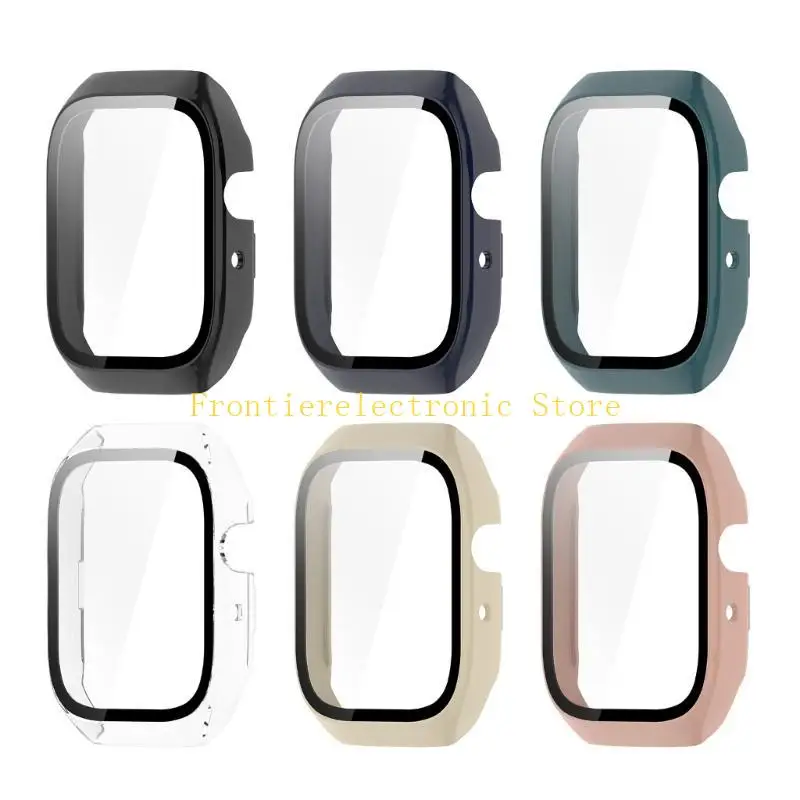 G8DB Impact Resistant Screen Protector Cover Shell for Watch T2 PC Glass Film Sleeve