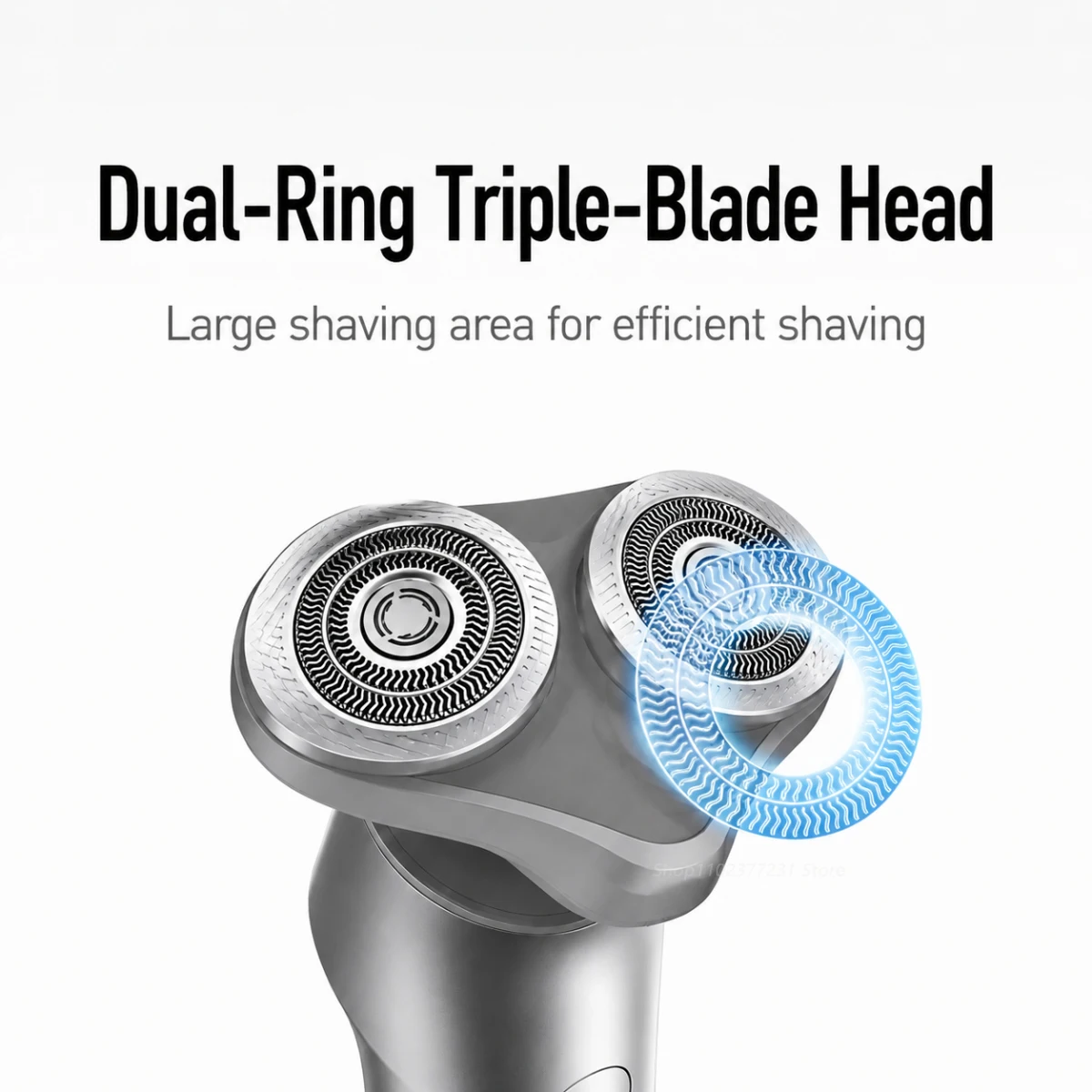 NEW MIJIA Electric Shaver Triple Floating Heads LED Display IPX7 Waterproof USB Rechargeable Men Portable Beard Razor CN