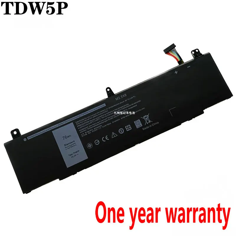 

New TDW5P JFWX7 04RRR3 0V9XD7 4RRR3 P81G P81G001 Laptop Battery For DELL Alienware 13 R3 ALW13C-1738 2508 2718 2738 2838