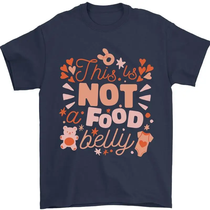 Not A Essen Bauch Neu Baby Schwangerschaft Herren 100% Baumwoll T Shirt