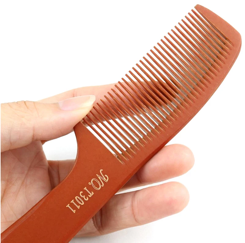 Pure Manual Bakelite Comb Salon Anti-Static Anti Tangling Wood Parting Comb Hair Brush Hair Care Styling Tool Salon Accessories