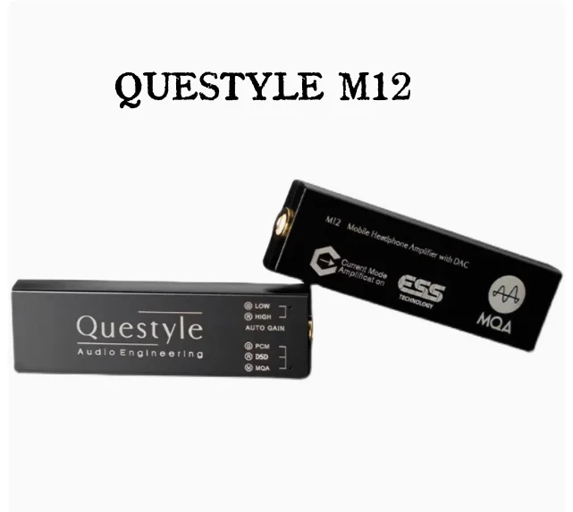 QUESTYLE M12 small tail hifi portable decoding current mode independent headphone amplifier 3.5mm