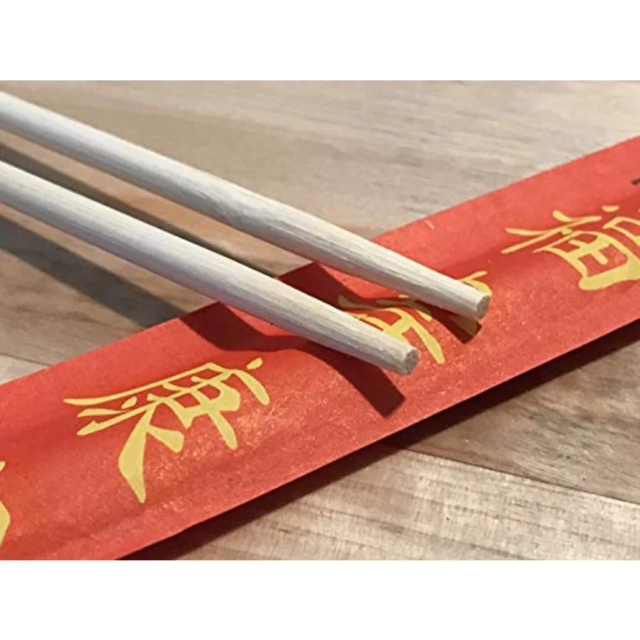 Premium Disposable Bamboo Chopsticks Sleeved and Separated Bag of 40 Pair