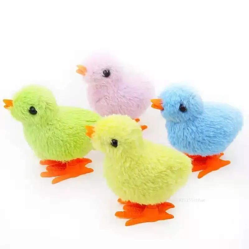 Cute Cat Toy Wind Up Jumping Interactive Chicken Funny Pet Teaser Kittens Toys Pet Dog Puppy Supplies Cat Games Accessories