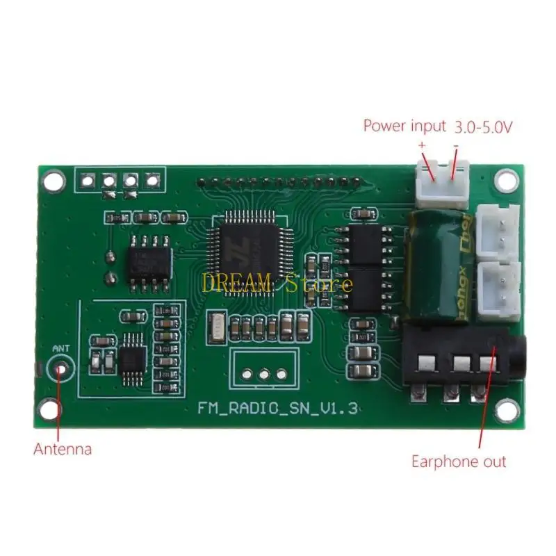 PLL LCD Digital FM Radio Receiver Module 87-108MHZ Wireless Microphone Stereo best sale