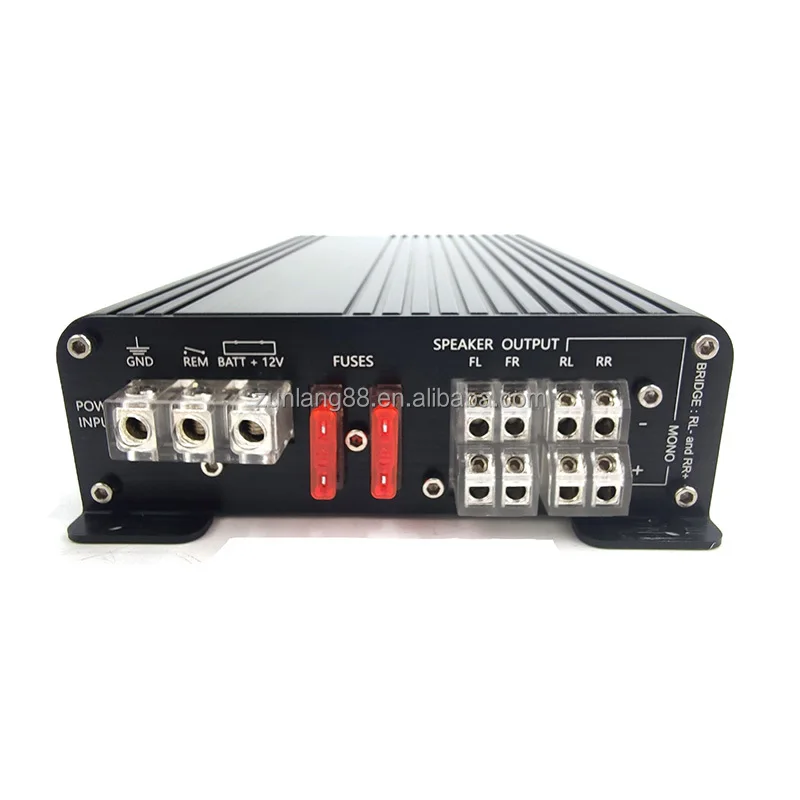 Car Amplifier RMS 260W 4 Channels Monoblock Class D Full Range Midrange Mono Block Car Sound Subwoofer Amplifier 4 Channel