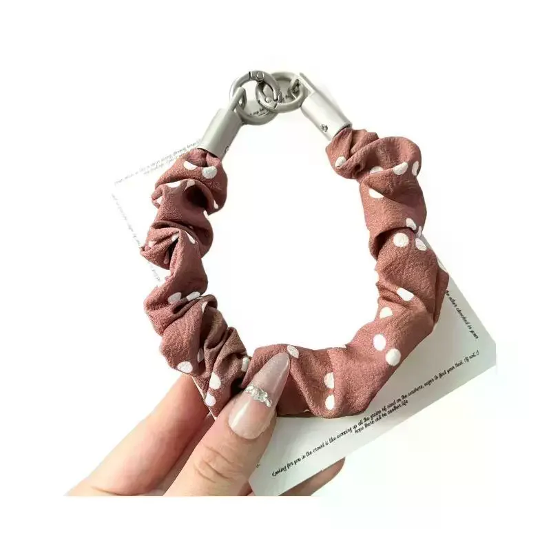 Short Floral Print Phone Wrist Strap Anti-Loss: Tether Hand Lanyard Cell Dropping Safety Wristlet Keychain