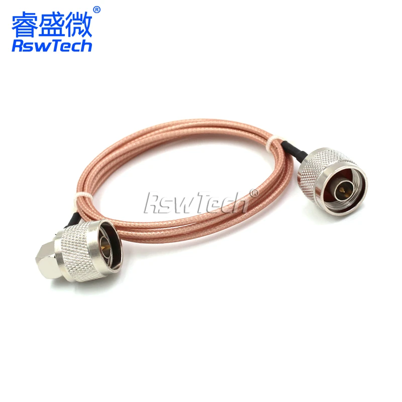 1PCS N-bend male to N male female adapter line N-JW to N-J N-K RF line RG316 coaxial line impedance 50 ohms