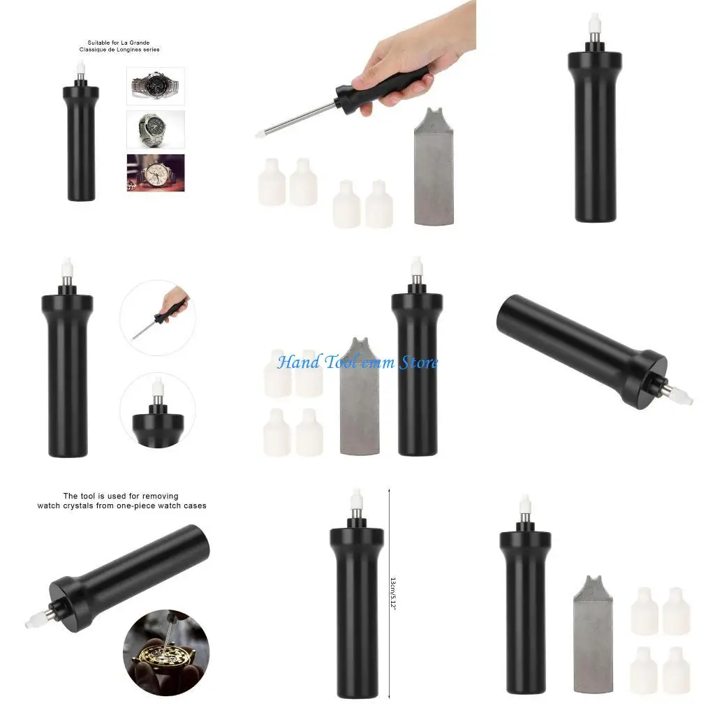 

H37F удобное устройство для разборки стекла часов, регулируемое давление, прочное, надежное для часовщиков, торговцев ювелирными