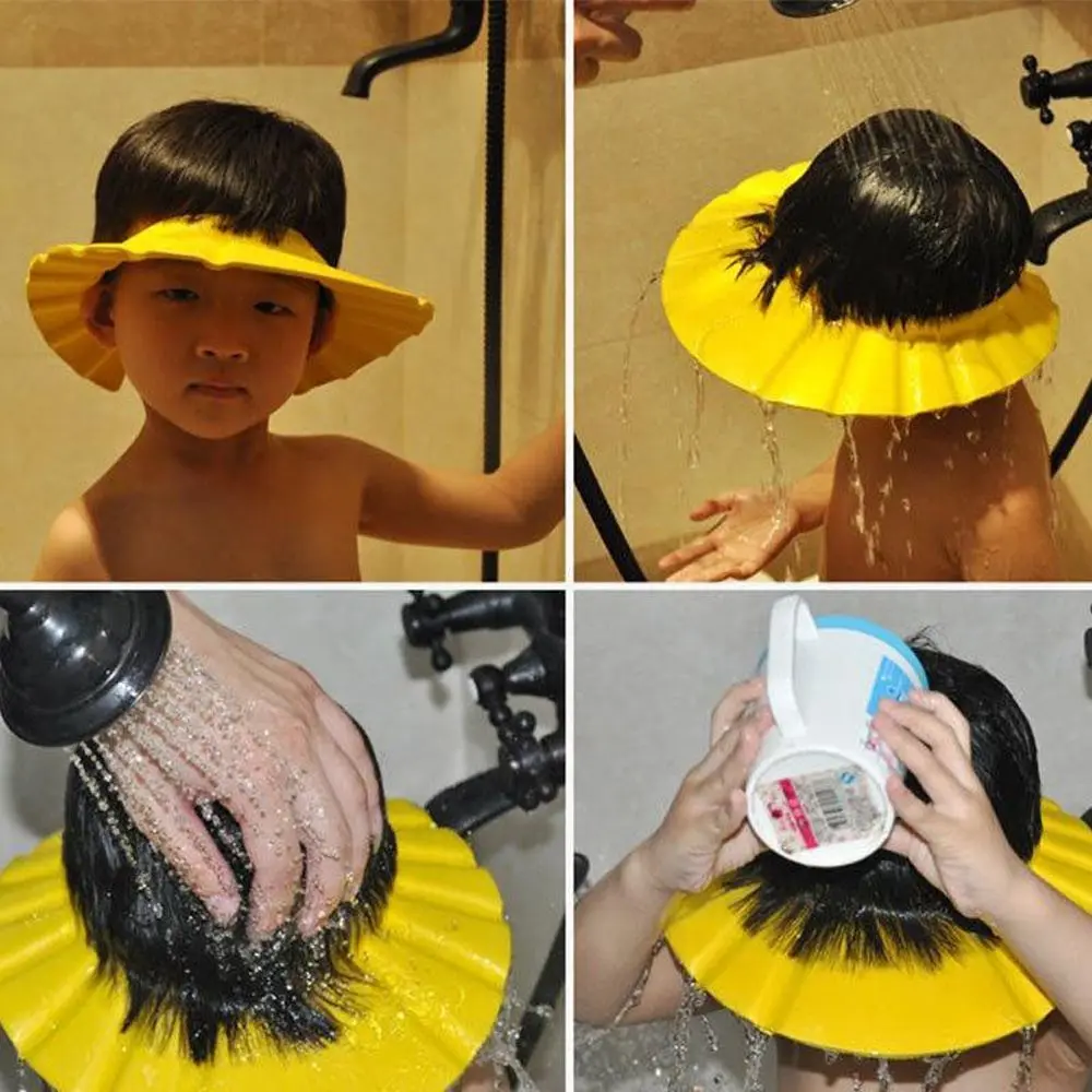 Новый шампунь для детского купания, шапочка для душа, шапка для мытья волос, щиток для волос