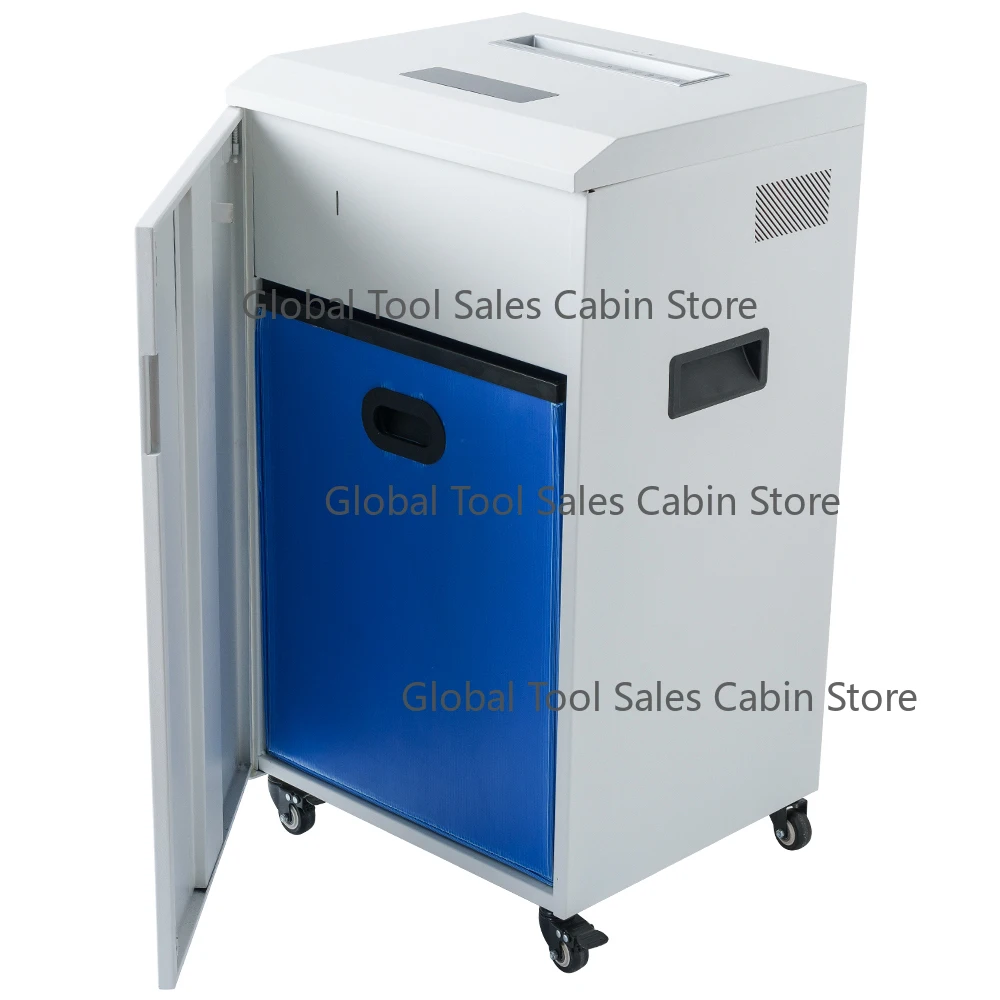 

100L Auto Lubrication Paper Shredder 5 Level High Security 25 Sheets Mobile Document Destroyer Equipment for Office Commercial