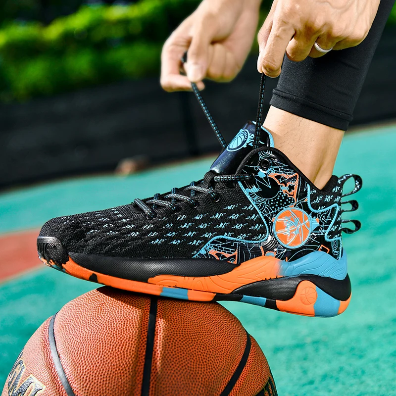 Buty do koszykówki dla mężczyzn buty do biegania wysokiej jakości męskie trampki Outdoor antypoślizgowe unisex sporty treningowe Zapatos Hombre