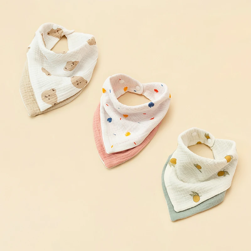 

Модный лоскутный детский треугольный шарф для кормления новорожденных, ткань для отрыжки для мальчиков и девочек, полотенце со слюной, милый детский нагрудник с принтом, шарф