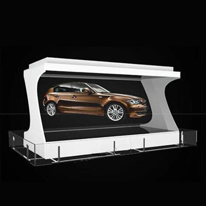 Advertising Screen Film 3D Holographic Projection Film Adhesive Rear Projector Screen 1.52*1.52 Meters 4 Color Optional