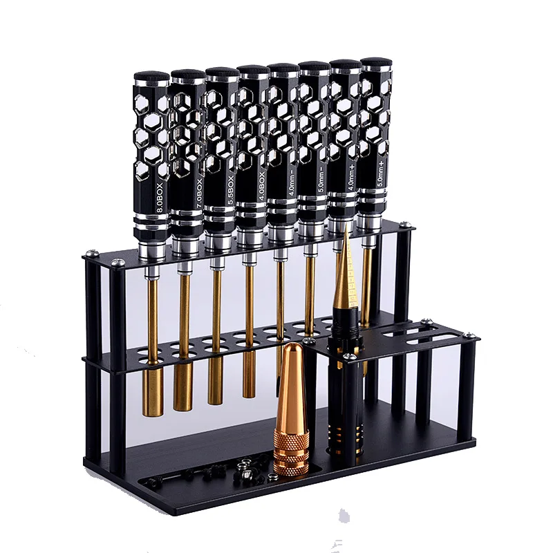 Aircraft model tool storage rack, screwdriver tool box  Vehicle model and ship model storage bracket