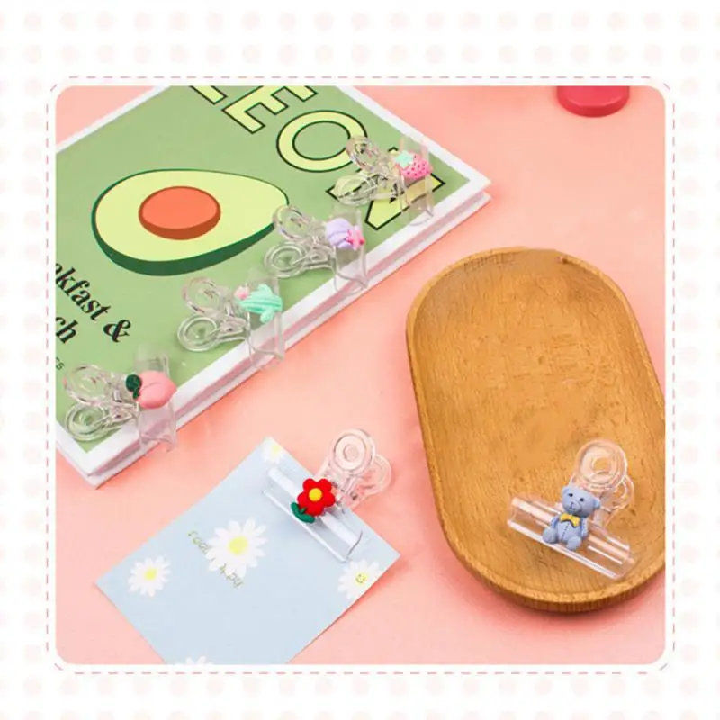 แฟ้มการ์ตูนทนต่อการกัดกร่อนโฟลเดอร์ Elliot ทนสนิมไม่โค้งงอง่ายการออกแบบกันลื่นสํานักงานคลิปโปร่งใสน่ารัก