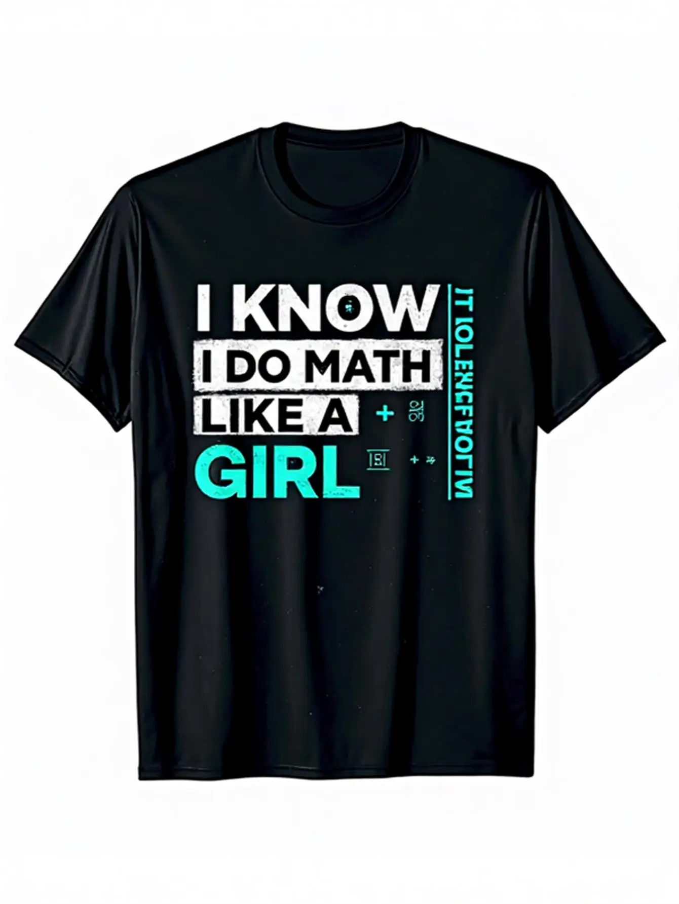 

Мужская забавная футболка учителя математики с надписью «I Know I'M Doing Math Like a Girl», Trying to Keep up с узором, 100% хлопок Повседневная рубашка с круглым вырезом и короткими рукавами с алгебрическими уравнениями, идеально подходит для костюмов н