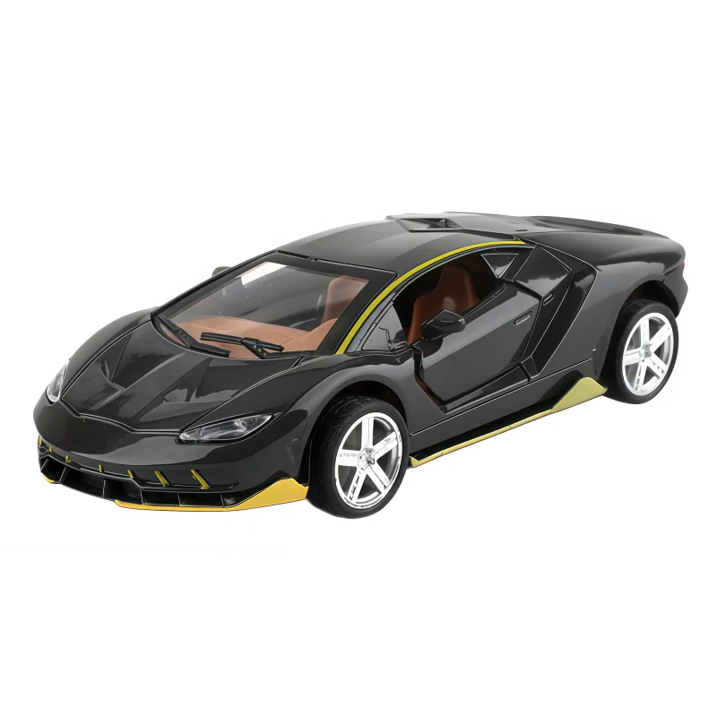 Bagged1/36 Multi-Color Alloy Supercar Model Set, Return Function, Can Open the Door, Metal Racing Toy, Holiday Gift