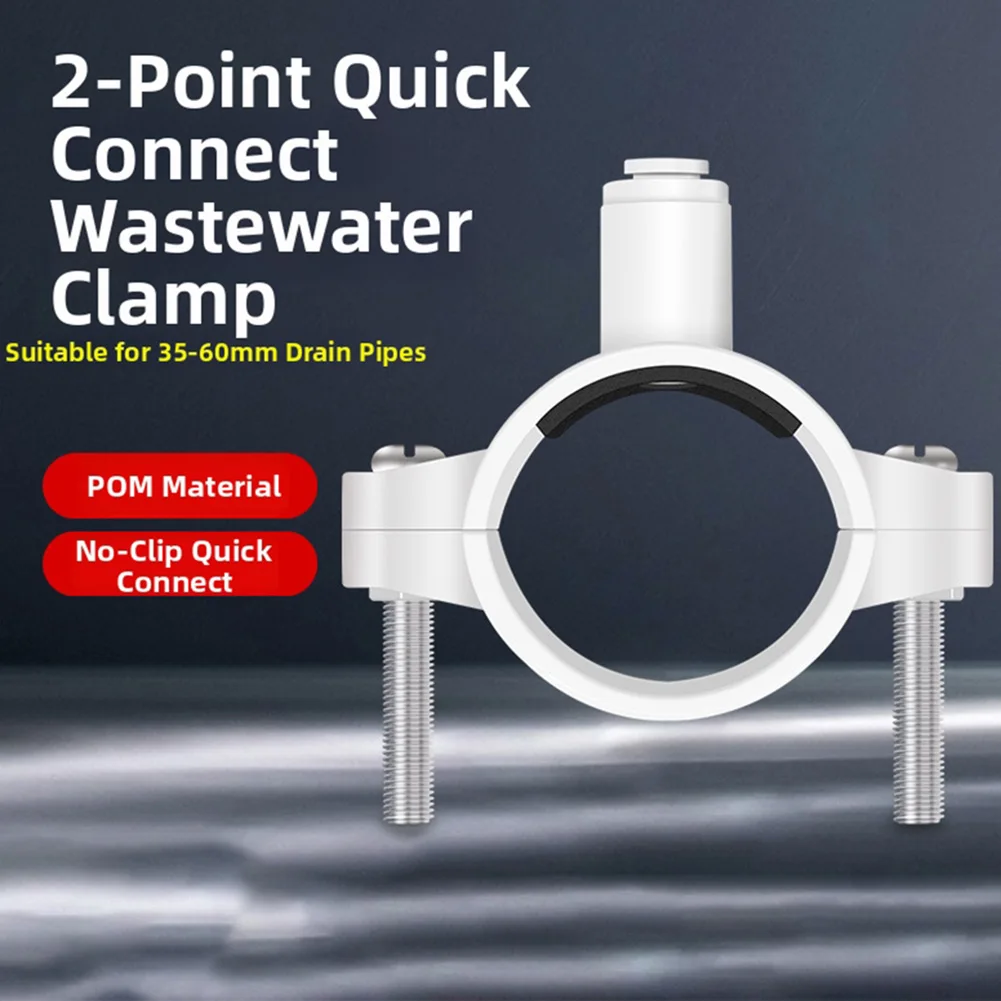 Water Clamp for Securing 1/4 inch Tubing in Reverse Osmosis Waste Water Filter Circuits Found in Residential Kitchens