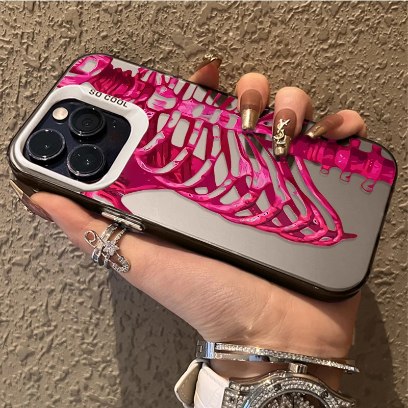 Coque de téléphone rigide de luxe rose vert crâne, pour Xiaomi POCO X5 X3 NFC F7 Ultra F6 F5 Pro F4 F3 GT M5S C65 C75 M3 M4 M5S M6 Pro 4G 5G