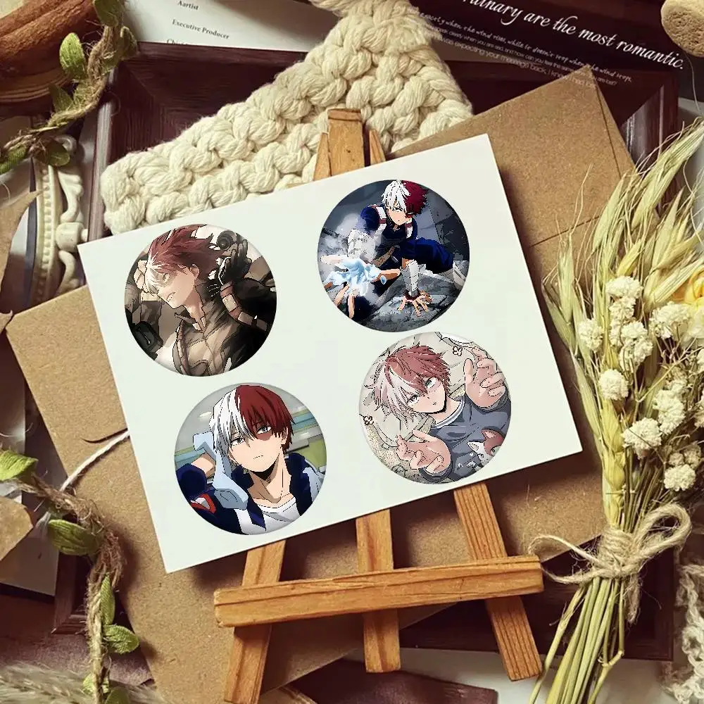Cool S-Shoto Todoroki Cover Brooches Funny Meme Badge Fashion Jewelry Gifts