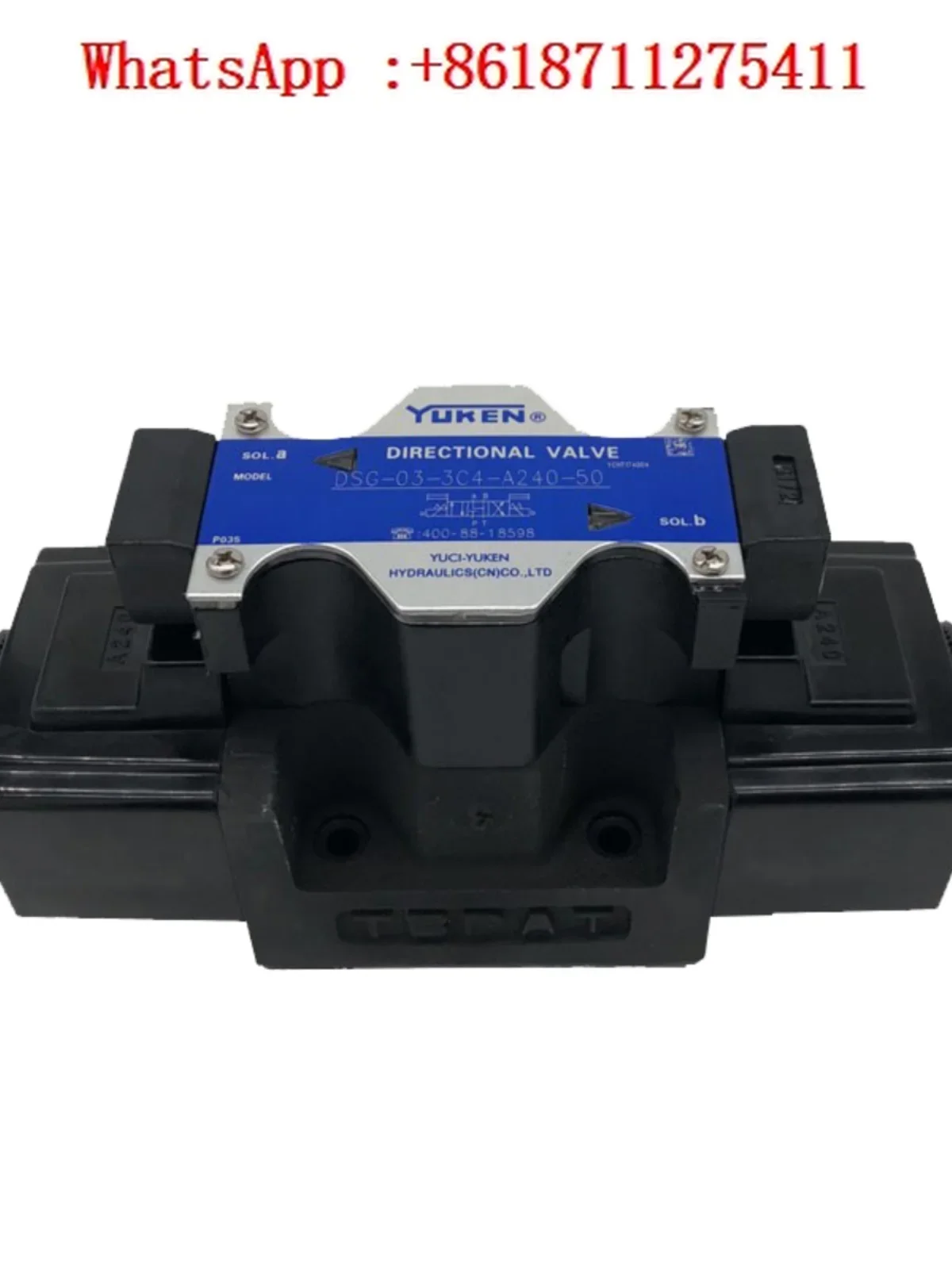 YUKEN DSG-03-2B2-D24/A240/A110-50 plug type DSG solenoid directional valve