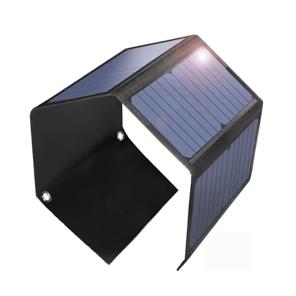 

Портативное складное зарядное устройство для солнечной панели, 28 Вт, выход USB Type-C для мобильного телефона, кемпинга, пешего туризма, быстрая зарядка на солнечной энергии