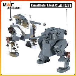 MOC Building Blocks Ausf A2 Military Walker Tank Humanoid Weapon High-tech Bricks Model Kid‘s Creative Toys Xmas Gifts Sets
