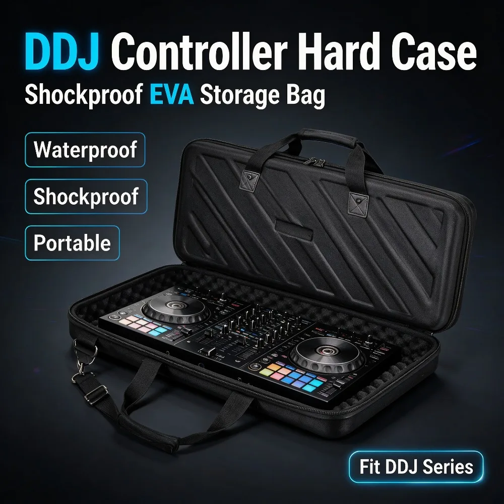 DJ Controller Bag Hard Shell Carry Case for DDJ-400 FLX4 SB3 RB REV1 SR2 FLX6 SX3 DDJ-800 RX XDJ-RR RX3 Protective Storage Bag