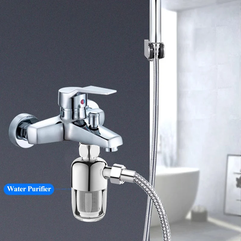 Calentador de agua doméstico prefiltro calentador de agua eléctrico de Gas entrada de agua grifo prevención de báscula filtro de purificación de agua