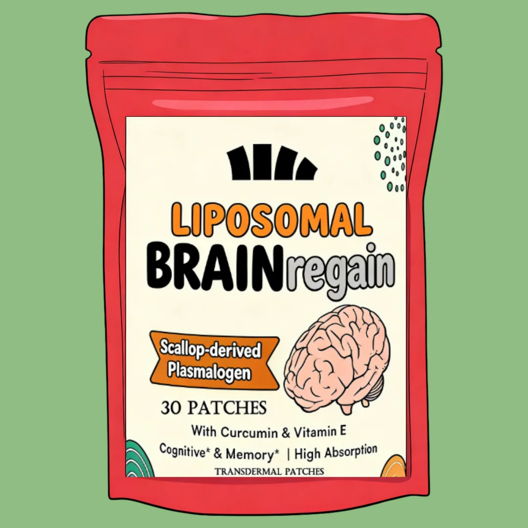 Liposomal Brain For Memory And Focus Transdermal Patches- Memory, Focus & Aging Support 30 Patches