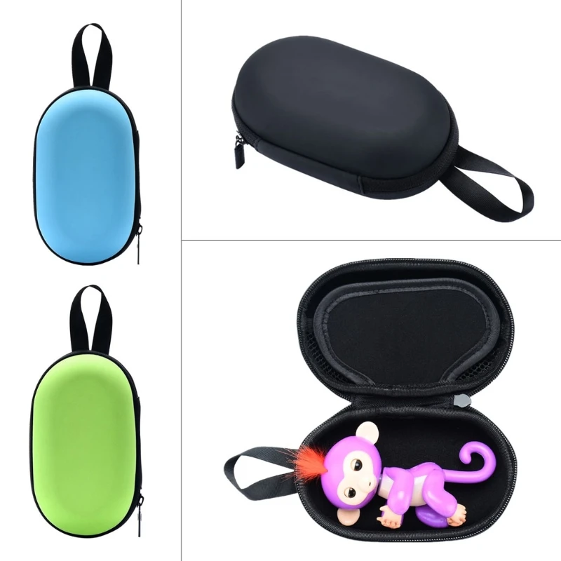 Portable Carrying Storage Box for Finger Monkey Headphone Storage Bags Box