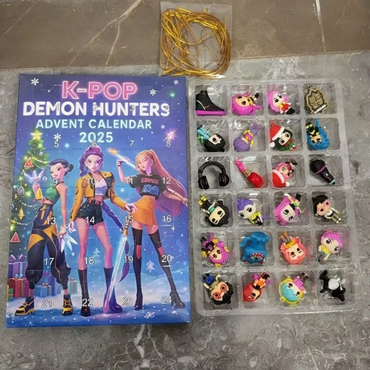 K-pop Demon Hunters caja ciega diablo Saja coleccionar figura de Anime chico fiesta Cosplay juegos dibujos animados Huntrix regalo de Navidad decorativo
