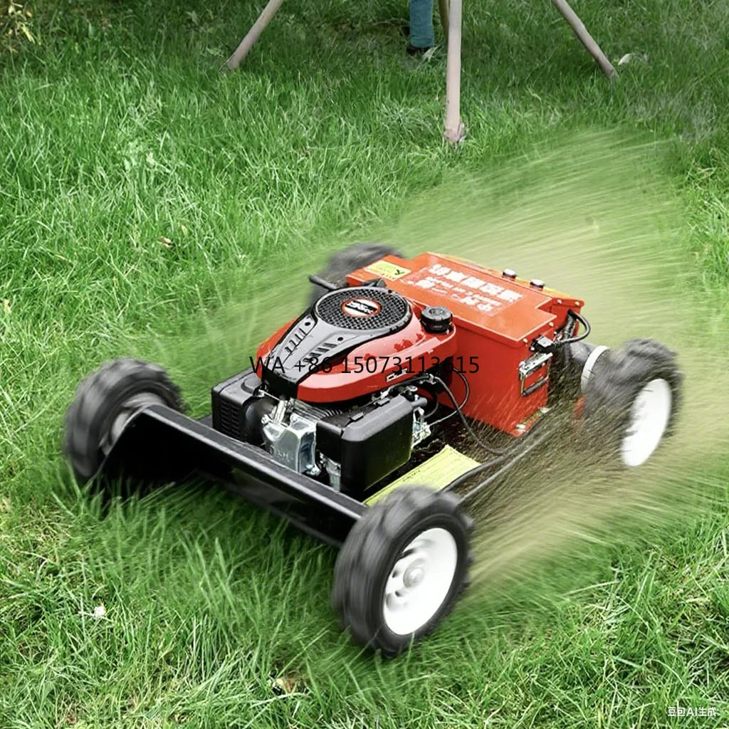 

Industrial Grade Four-Stroke Remote Control Wheel Mower Small Garden Lawn Mower
