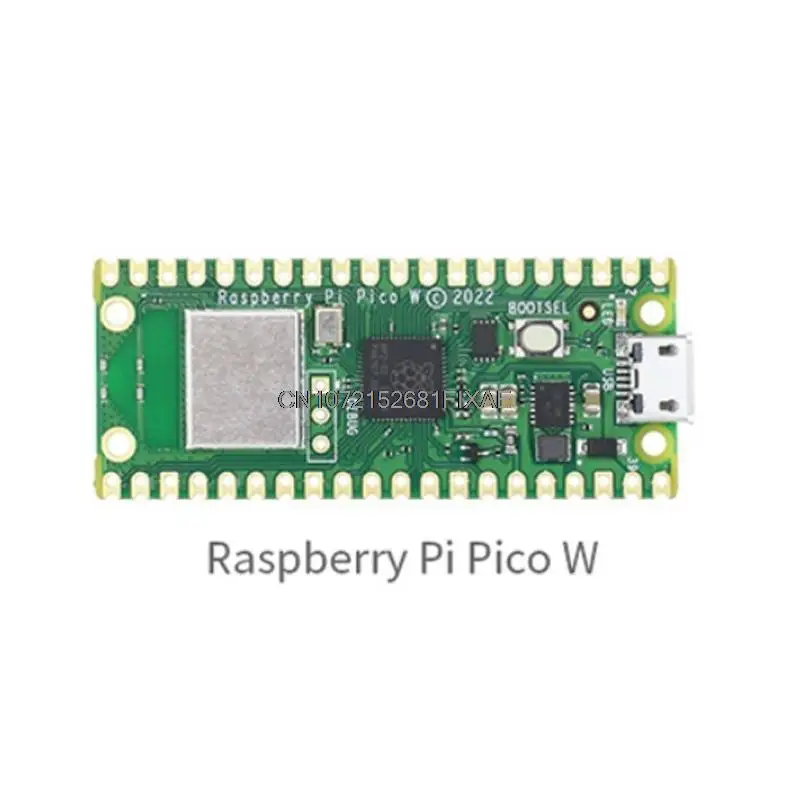 Original Raspberry PI Pico or Pico W with wireless WiFi development board, Pico or Pico H with pin head, support micropython/c++