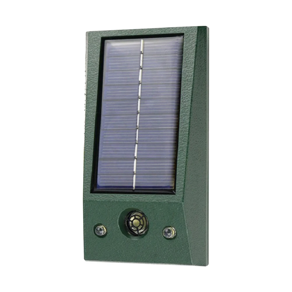 Solar Ultrasonic Garden Repellers Multifunctional Ultrasonic Bird Scarers IP66 Waterproof for Deterrent Rat Dog Fox Pest