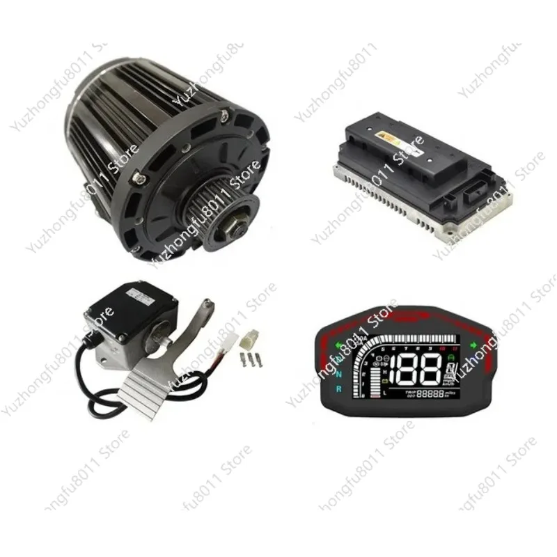 3000 واط منتصف محرك فرش موتور تيار مباشر مجموعات قطار الطاقة 72 فولت 100 كيلو فولت في الساعة سرعة 100 كيلو فولت EM150SP تحكم المركبات الكهربائية #1