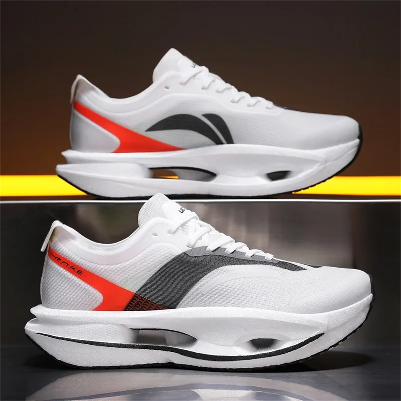 

Мужские кроссовки для бега, женские кроссовки для гонок, дышащие кроссовки для пар, мужские кроссовки на шнуровке, амортизирующая обувь для мужчин, карбоновая пластина