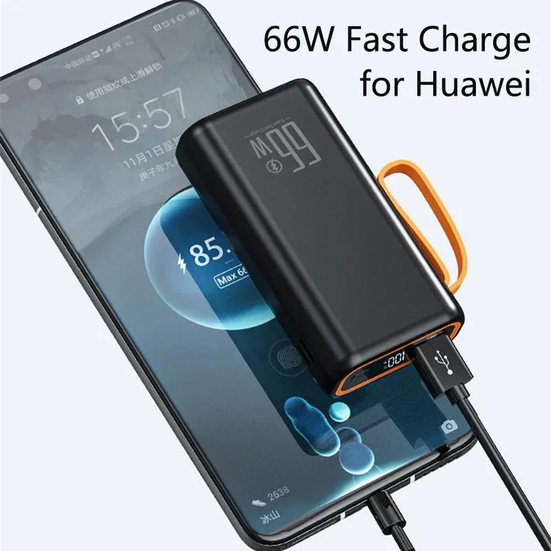 Power Bank 50000mAh ,66W Super Fast Charging External Battey,Charger for Huawei Mate40 P50,14 Xiaomi Portable Powerbank,iPhone14