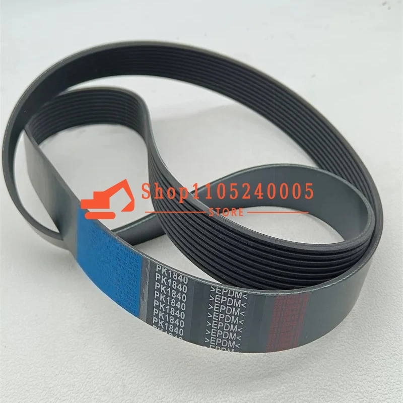 

10PK1840 Excavator Spare Parts Serpentine Belt For ZAX V-Belt