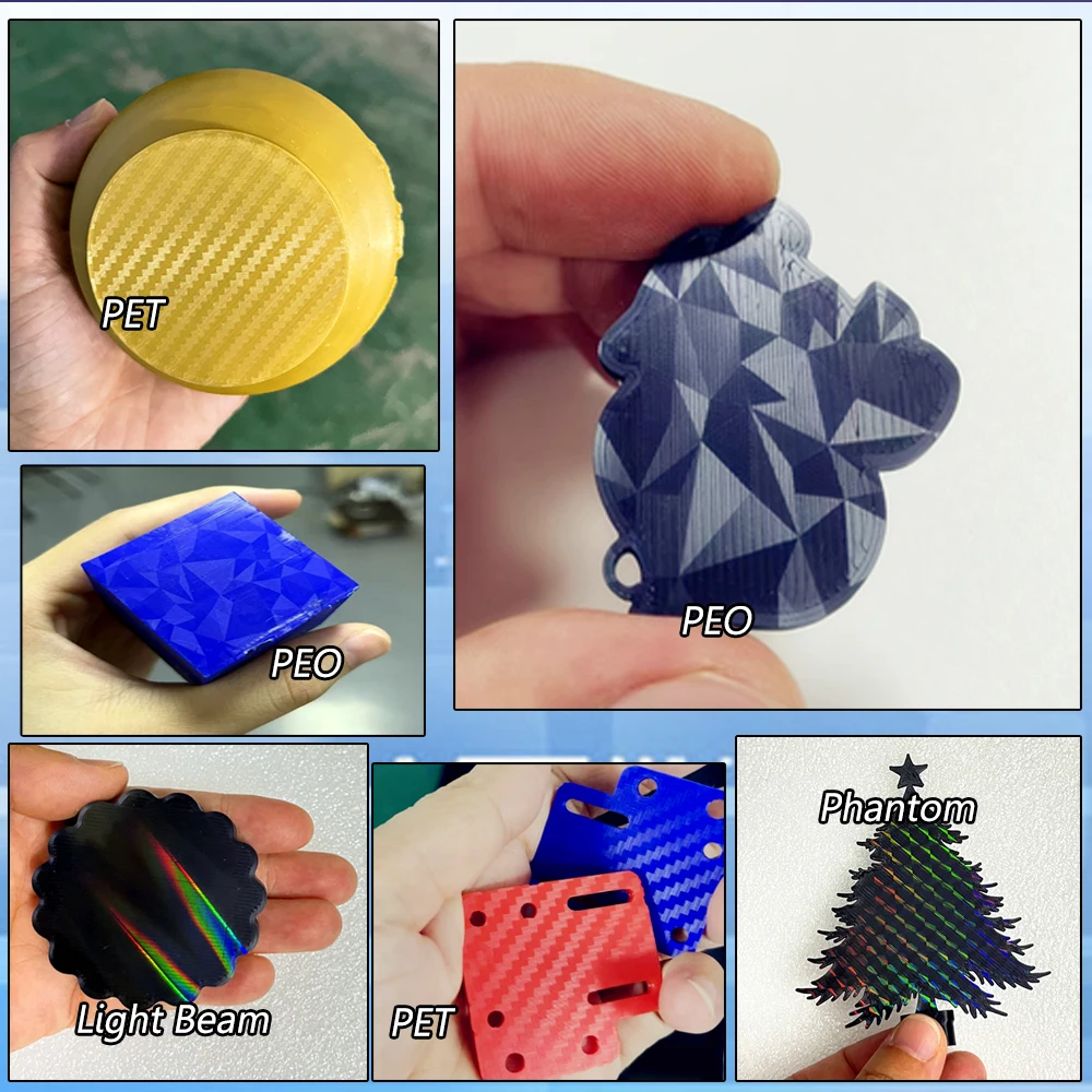 Magnetyczna płyta budująca do Anycubic Kobra 2 Neo/Pro, arkusz PEI 230x230mm, arkusz ze stali sprężynowej PEO PET, podgrzewana platforma do drukarki 3D — zdjęcie produktu 2