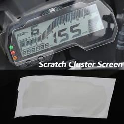 Yamaha için MT-15 MT15 MT-125 YZF-R125 R15 v3 2020 2019 2018 2017 motosiklet küme Scratch koruma filmi ekran koruyucu