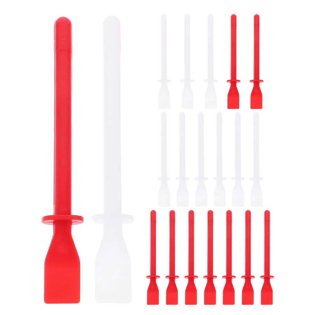 20Pcs Adhesive Spreader Kit Heavy Duty Painting Scraper Sticks Smooth Glue Applicator Boards for Crafting Projects DIY Repairs