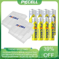 PKCELL 4Pcs 2600mAh AA Rechargeable Batteries +4Pcs AAA Batteries 1000mAh 1.2V NI-MH AA AAA Rechargeable Battery for Camera Toy