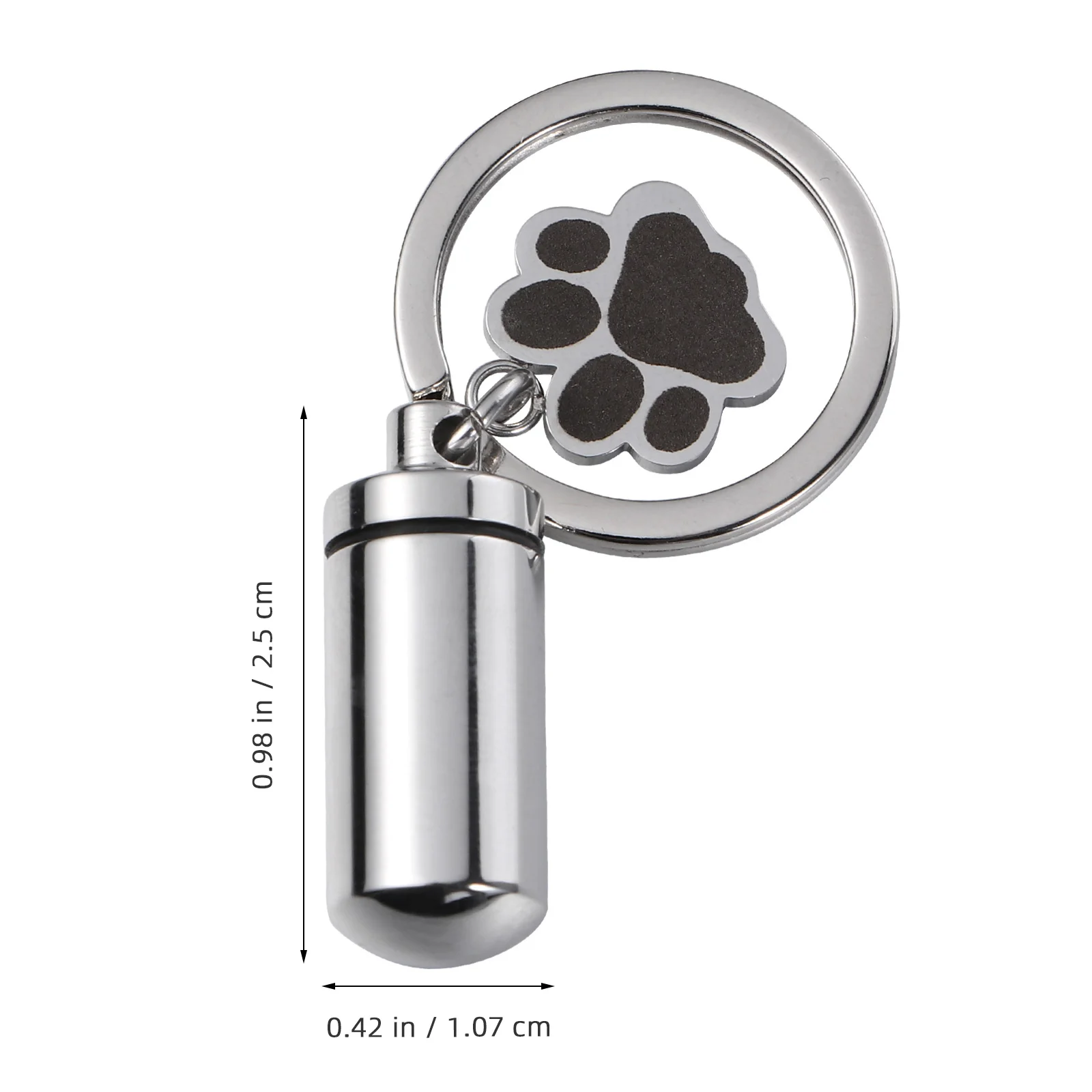 الحيوانات الأليفة جرة تذكارية قلادة باو على شكل قلادة المدمجة خفيفة الوزن المحمولة الحرق تذكار مجوهرات هدية لتحقيق الحيوانات الأليفة المحبوبة