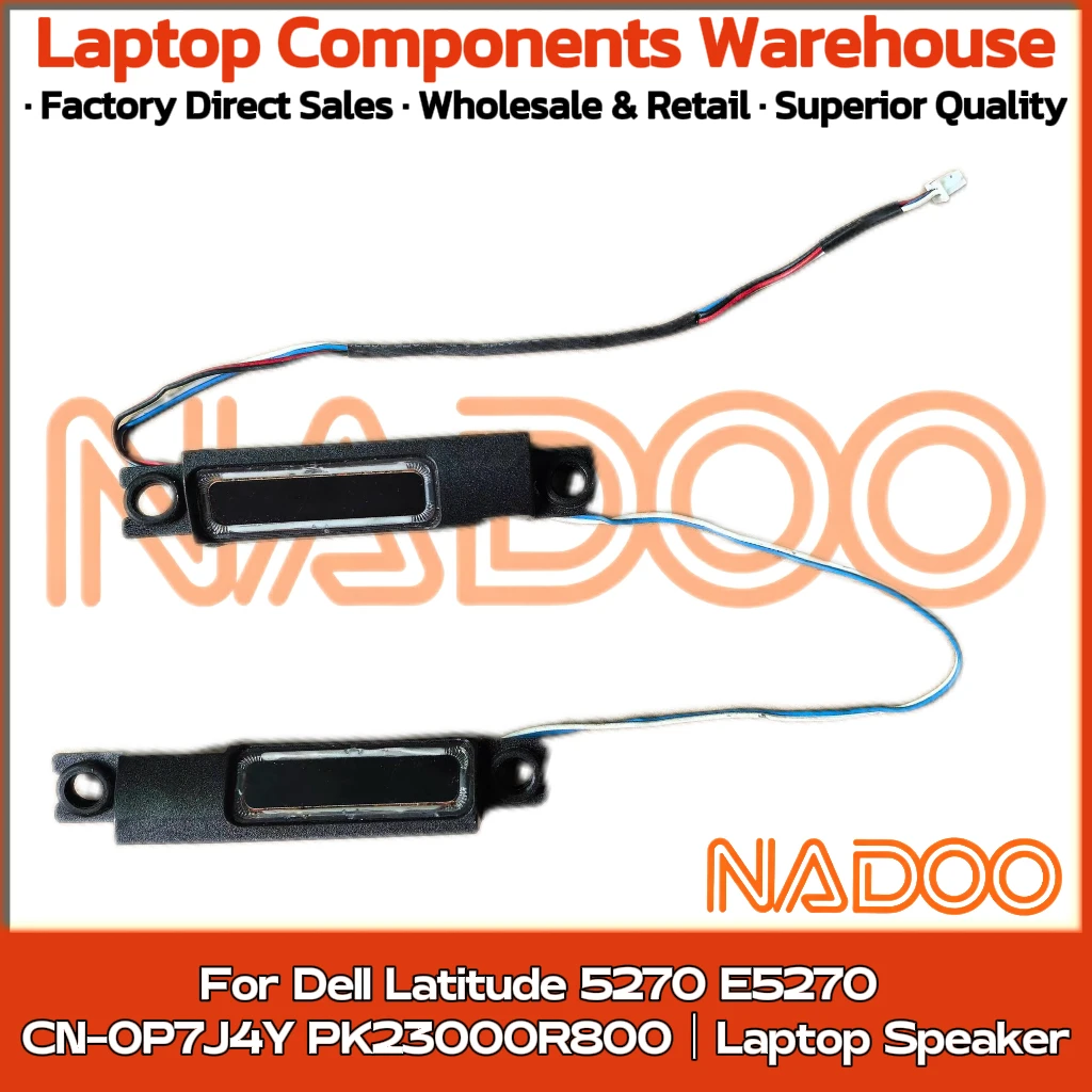 

New Original Laptop Notebook Audio Speaker For Dell Latitude 5270 E5270 built-in speaker horn audio CN-0P7J4Y PK23000R800