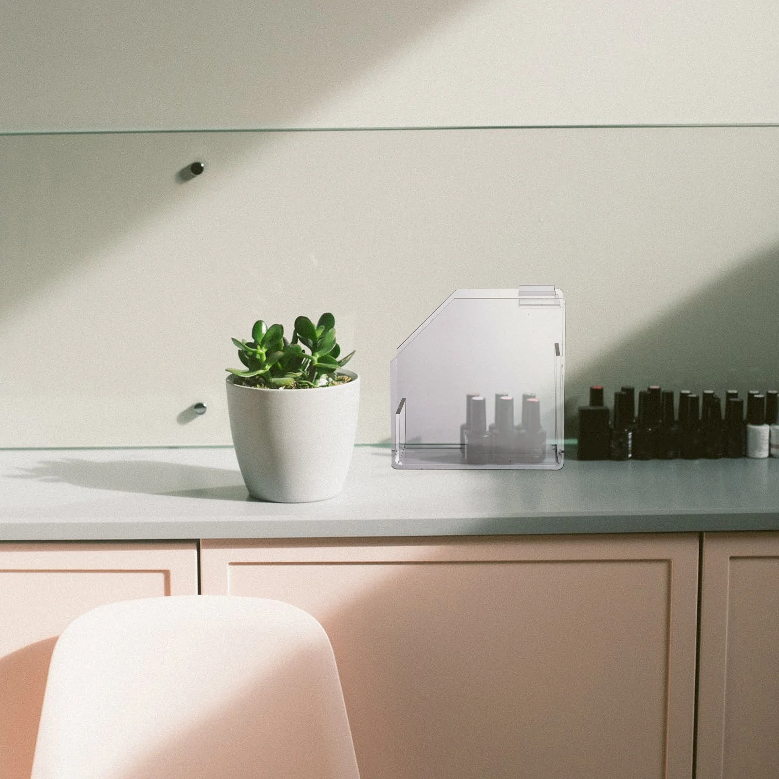 

Прочный акриловый бумажный чехол для дизайна ногтей, держатель для протирания, стеллаж для хранения, профессиональное домашнее использование, красивый практичный дизайн